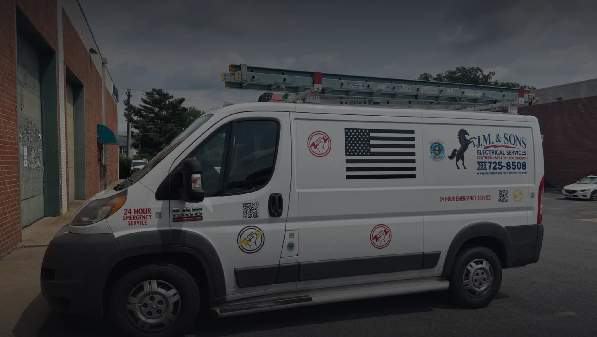 JM & Sons Electrical Services website